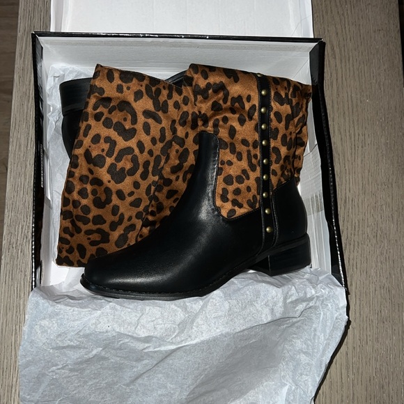 Andiamo Mobile Boots - Smooth Black Leopard - 7 - Picture 11 of 14